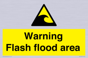 Warning Flash flood area